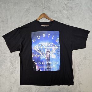 Popular Poison T-Shirt Men's 3XL Black Hustle No. 92 Keep It One Hundred Graphic